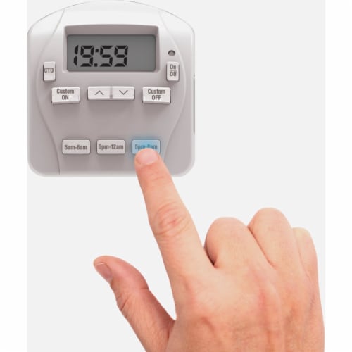Prime® EZ-Set Indoor Timer Perspective: back