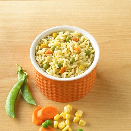 Ben's Original Ready Rice Garden Vegetable Flavored Rice, Easy Dinner Side, 8.8 oz Pouch Perspective: back