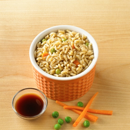 Ben's Original Ready Rice Fried Flavored Rice, Easy Dinner Side, 8.5 oz Pouch Perspective: back