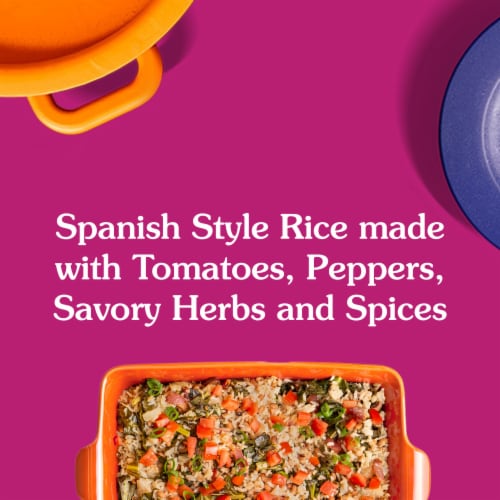 Ben's Original Ready Rice Spanish Style Flavored Rice, Easy Dinner Side, 17.3 oz Pouch Perspective: back