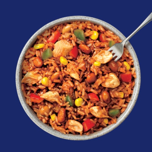 Ben's Original™ Street Food Honey BBQ Rice with Chicken Perspective: back