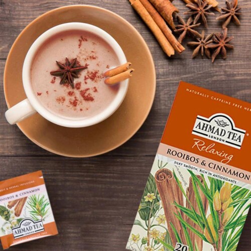 Ahmad 20 Foil TB Rooibos & Cinnamon Herbal Perspective: back