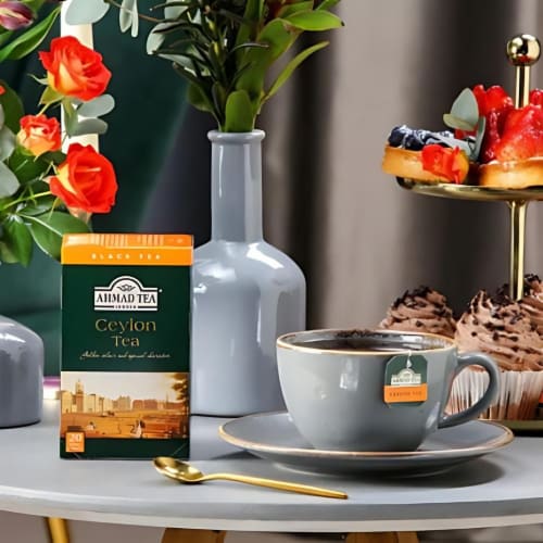 Ahmad Tea Ceylon Black Tea Perspective: back