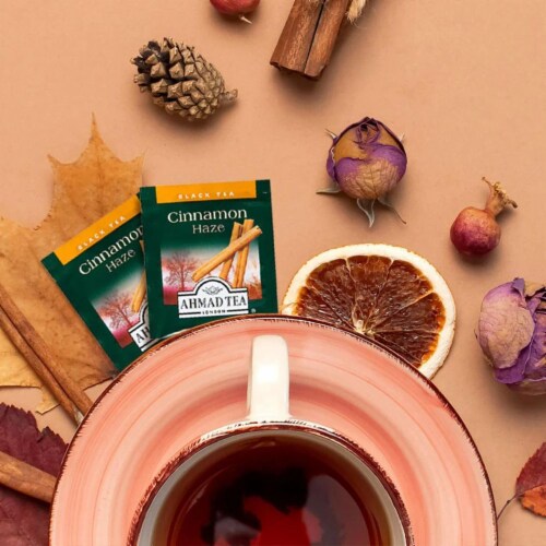 Ahmad Tea Cinnamon Haze Black Tea Perspective: back