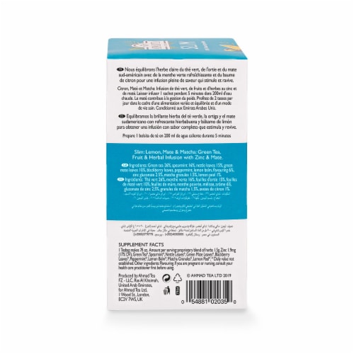 Ahmad Tea® Slim Tea Bags Perspective: back