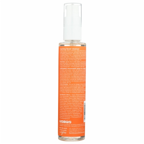 Earth Science Essentials Fragrance Free Foaming Facial Cleanser Perspective: back
