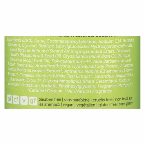 Earth Science Ceramide Care Curl and Frizz Control Shampoo - 10 FL oz. Perspective: back