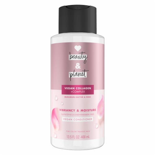 Love Beauty and Planet Blooming Color Murumuru Butter & Rose Biodegradable Conditioner Perspective: back