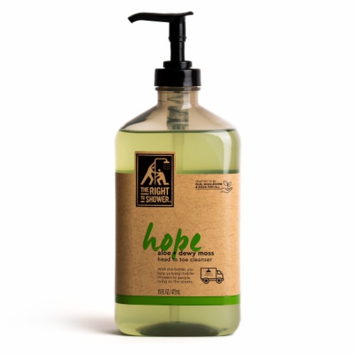 The Right To Shower Hope Body Wash Perspective: back