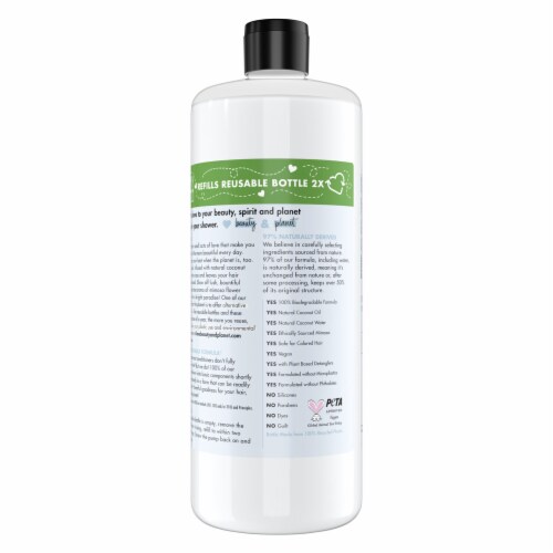 Love Beauty & Planet Coconut Water & Mimosa Flower Conditioner Perspective: back