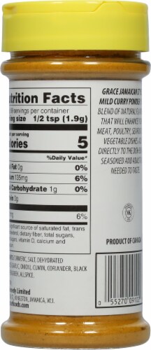 Grace® Jamaican Style Mild Curry Powder Perspective: back