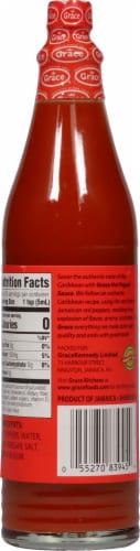 Grace Hot Pepper Sauce Perspective: back