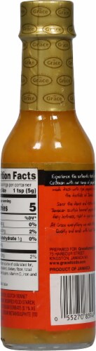 Grace Scotch Bonnet Hot Pepper Sauce Perspective: back