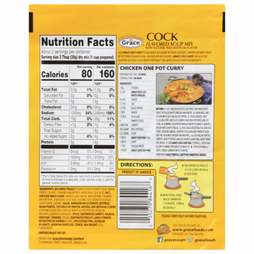 Grace® Cock Soup Mix Perspective: back