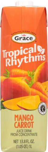 Grace® Tropical Rhythms® Mango & Carrot Juice Perspective: back