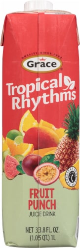 Grace® Tropical Rhythms® Fruit Punch Juice Perspective: back