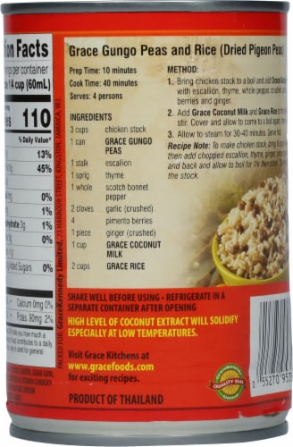 Grace® Classic Coconut Milk Perspective: back