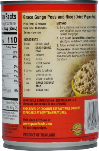 Grace® Classic Coconut Milk Perspective: back