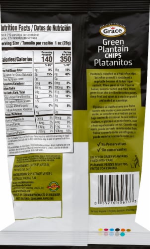 Grace® Green Plantain Chips Perspective: back