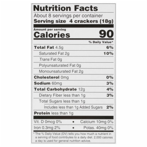 Breton® Gluten Free Herb Garlic Crackers Perspective: back