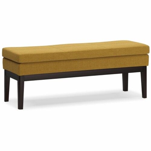 Saddle faux discount leather bench