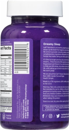 Goli® Nutrition Sleep Gummies Perspective: back