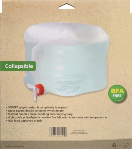 Coghlan's Collapsible Water Container Perspective: back