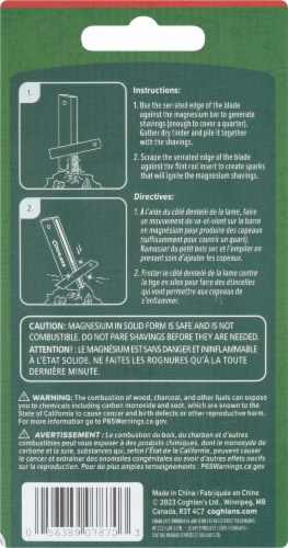 Coghlan's Magnesium Fire Starter Perspective: back