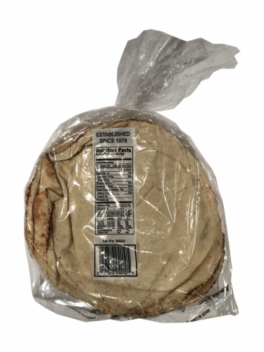 Francis Mediterranean Bakery Pita Bread Perspective: back