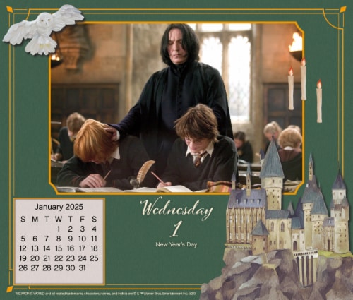 Trends 2025 Harry Potter™ box Calendar Perspective: back