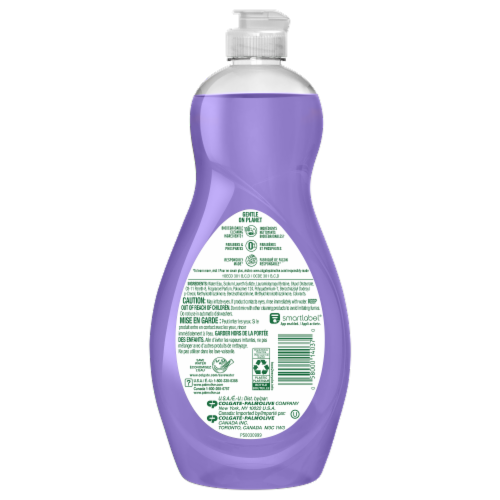 Palmolive Ultra Soft Touch Almond Milk & Blueberry Scent Dish Liquid Perspective: back
