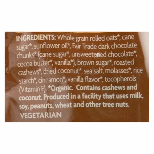 Nature's Path Organic® Love Crunch® Dark Chocolate Cinnamon & Cashew Granola Perspective: back