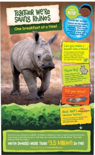 Nature's Path Organic EnviroKidz® Organic Rhino Rolls Cereal Perspective: back