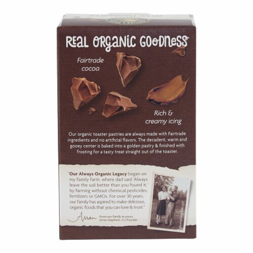 Nature's Path Organic® Lotta Chocolatta™ Frosted Toaster Pastries Perspective: back