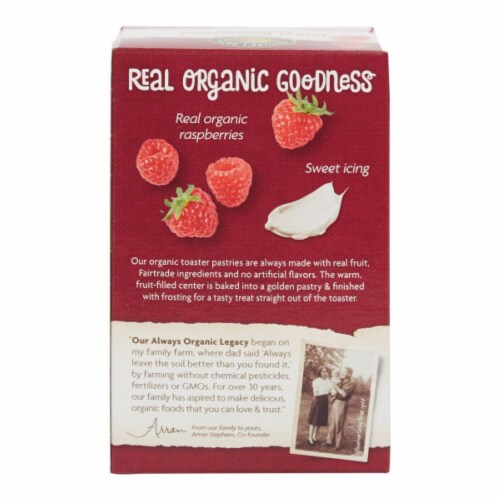 Nature's Path Organic® Frosted Razzi Raspberry™ Toaster Pastries Perspective: back