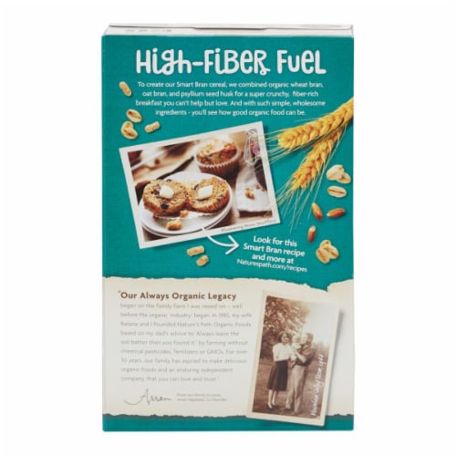 Nature's Path Organic Smart Bran Cereal Perspective: back