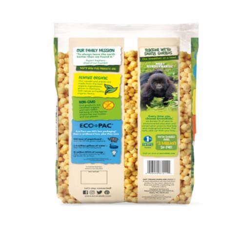 Nature's Path Organic Envirokidz Gorilla Munch Corn Puffs Cereal Perspective: back