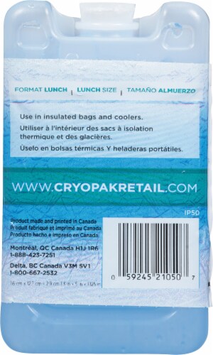 Cryopak® IcePak™ Reusable Lunch Pack Perspective: back