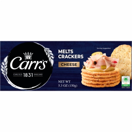 Carr's Cheese Melts Crackers Perspective: back