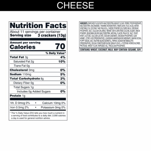 Carr's® Cheese Melts Snack Crackers Perspective: back