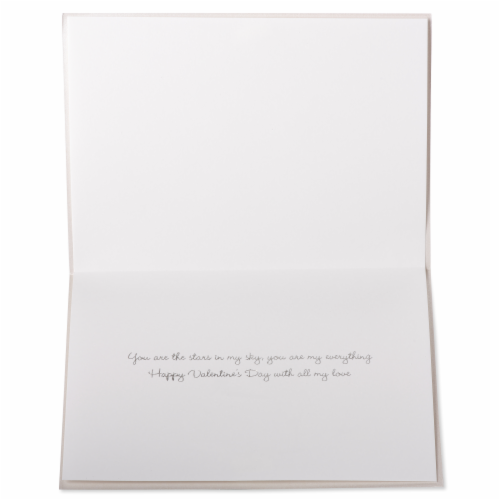 Papyrus (S7) Star Crossed Lovers Valentine's Day Greeting Card Perspective: back