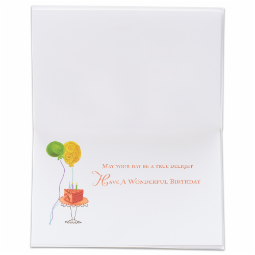 Papyrus (S20) Cakes Birthday Card Perspective: back