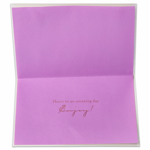 Papyrus (S21) Balloons Birthday Card Perspective: back