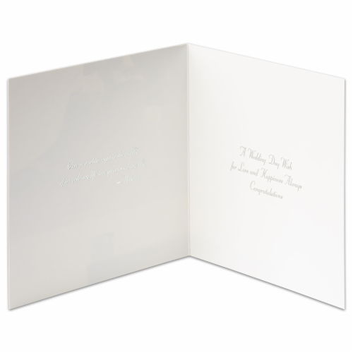 Papyrus (S6) Couple Drawing In Sand Wedding Card Perspective: back