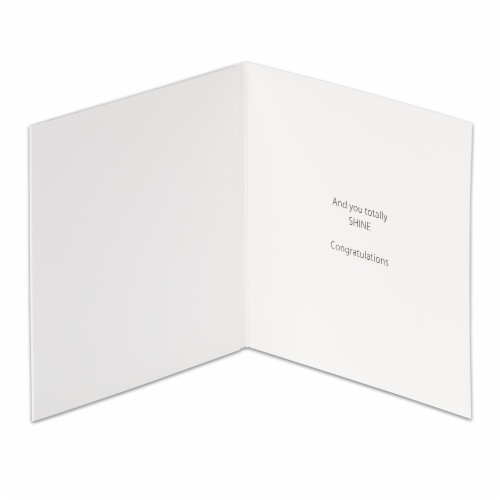 Papyrus (S16) Star Congratulations Card Perspective: back