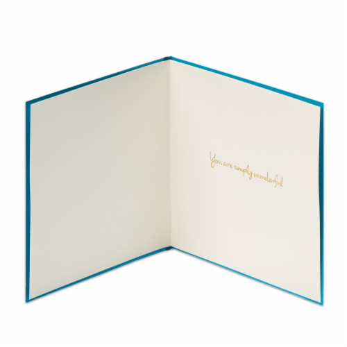 Papyrus (S29) Flower Thank You Card Perspective: back