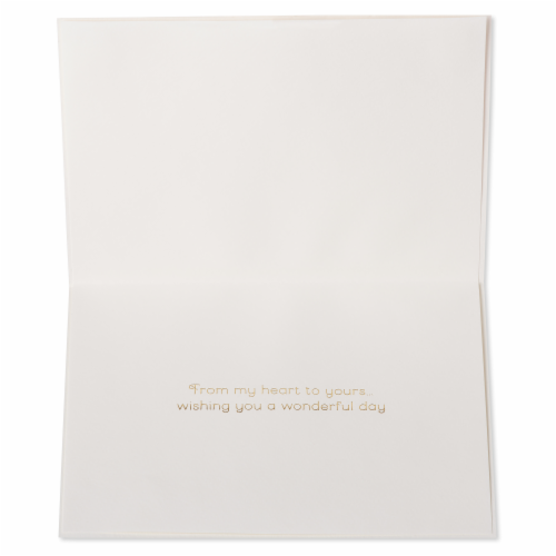 Papyrus (S4) Floral Valentine's Day Card Perspective: back