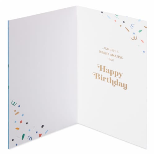 American Greetings Birthday Card, Wish Big Perspective: back