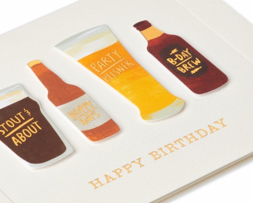 Papyrus #42 Birthday Card (Cheers and Wishes) Perspective: back