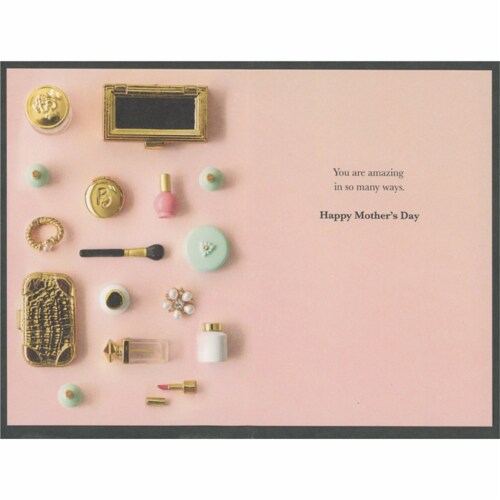 American Greetings Iconic, Classic, Legendary: Barbie in Black Dress Mother's Day Card Perspective: back